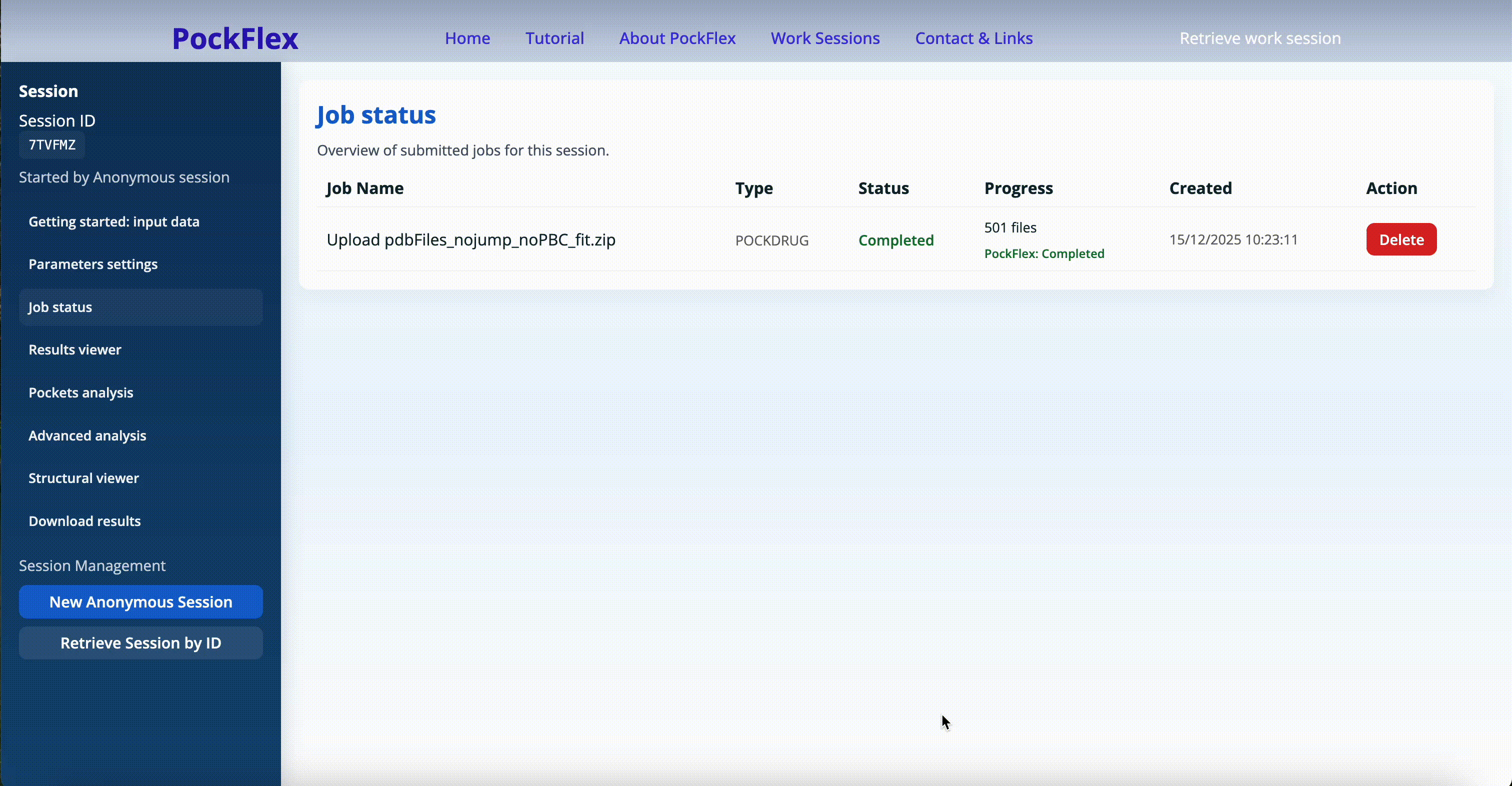 Results viewer demo
